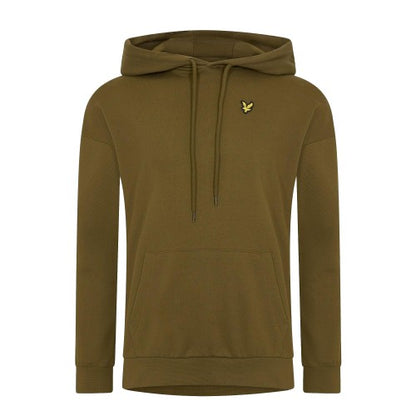 Front - Lyle & Scott Womens/Ladies Relaxed Fit Crop Hoodie
