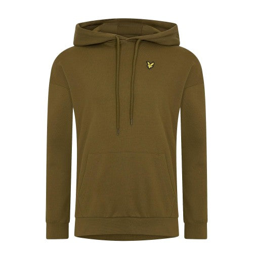 Front - Lyle & Scott Womens/Ladies Relaxed Fit Crop Hoodie