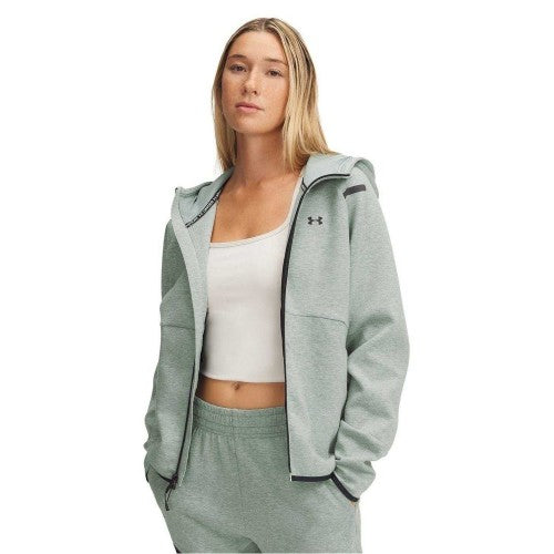 Front - Under Armour Womens/Ladies Raglan Full Zip Hoodie