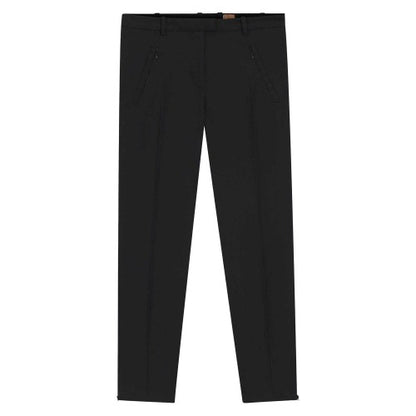 Front - Boss Womens/Ladies Anaita Slim Trousers