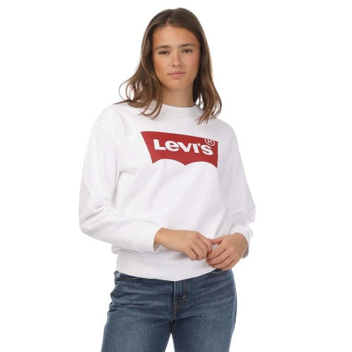 Front - Levis Womens/Ladies Graphic Crew Neck Standard Sweatshirt