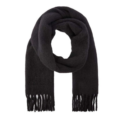 Front - Isabel Marant Wool Blend Winter Scarf