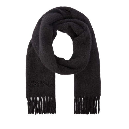 Front - Isabel Marant Wool Blend Winter Scarf
