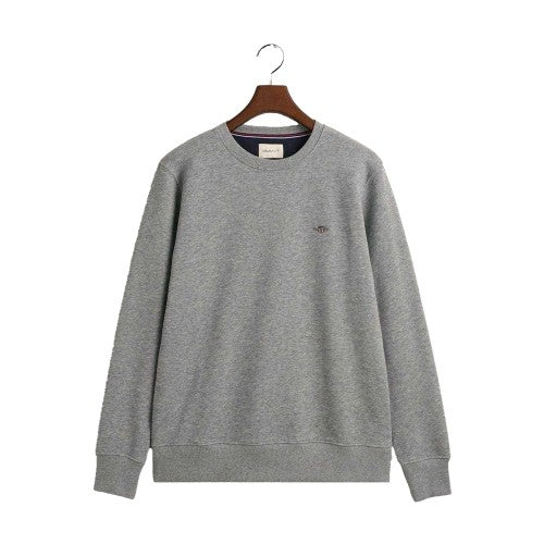 Front - Gant Mens Crew Neck Sweatshirt