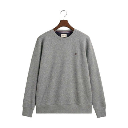 Front - Gant Mens Crew Neck Sweatshirt