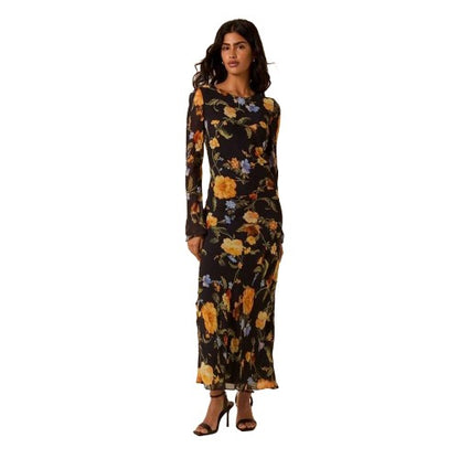 Front - Nobody´s Child Womens/Ladies Clarissa Floral Flute Midi Dress