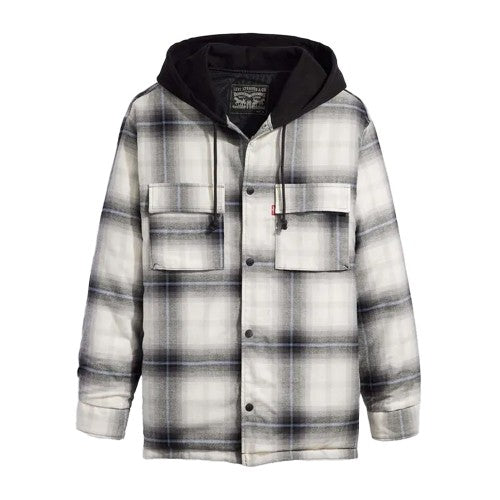 Front - Levis Unisex Adult Jack Worker Hooded Overshirt