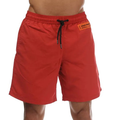 Front - Heron Preston Mens Nylon Swim Shorts