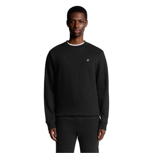 Front - Lyle & Scott Mens Embroidered Logo Cotton Sweatshirt