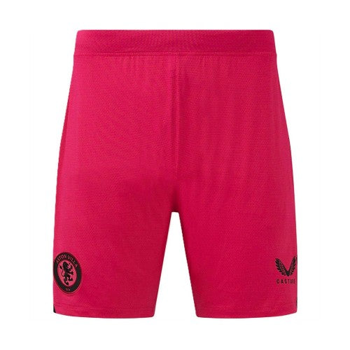 Front - Castore Unisex Adult Goalkeeper Aston Villa FC Football Shorts