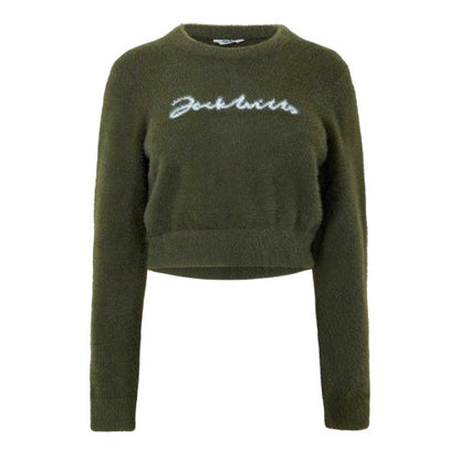 Front - Jack Wills Womens/Ladies Crop Sweatshirt