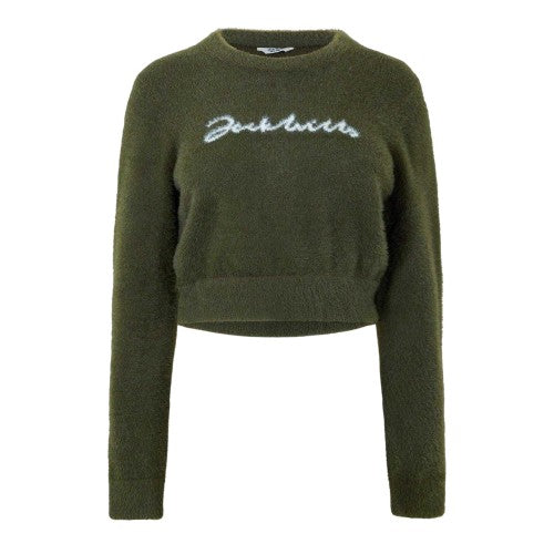Front - Jack Wills Womens/Ladies Crop Sweatshirt