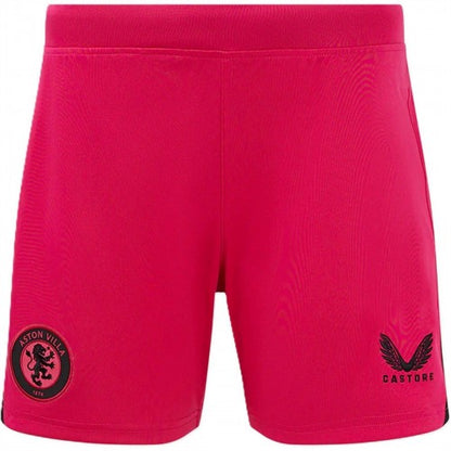 Front - Castore Womens/Ladies Aston Villa FC Goalkeeper Shorts