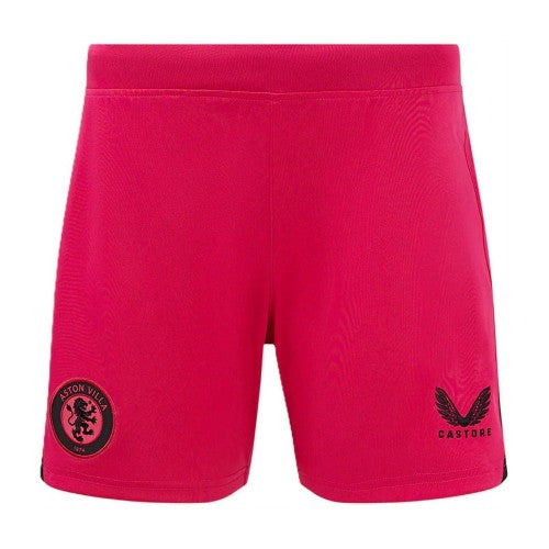Front - Castore Womens/Ladies Aston Villa FC Goalkeeper Shorts