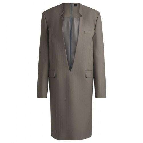 Front - Boss Womens/Ladies Davee Plunge Formal Blazer Dress
