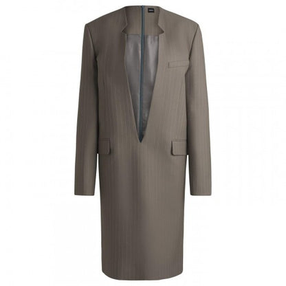 Front - Boss Womens/Ladies Davee Plunge Formal Blazer Dress