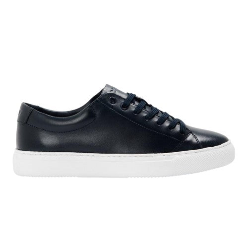 Front - Boss Childrens/Kids Enlight Leather Low Cut Flat Trainers