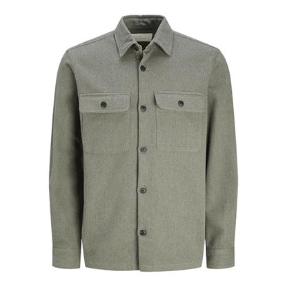 Front - Jack And Jones Mens Chest Pocket Overshirt