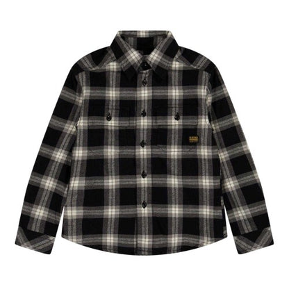Front - G-Star Childrens/Kids Plaid Overshirt