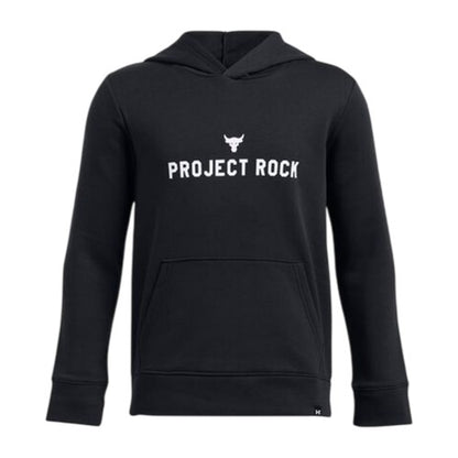 Front - Under Armour Unisex Adult Project Rock Bull Skull Regular Long-Sleeved Hoodie