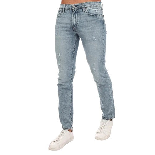 Front - Levis Mens 511 Thrifted Casual Slim Jeans