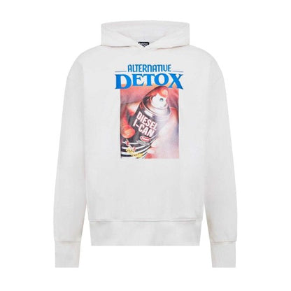 Front - Diesel Unisex Adult Graphic Print Regular Hoodie