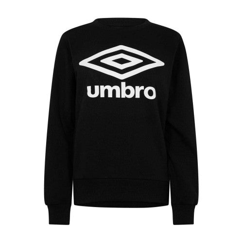 Front - Umbro Womens/Ladies Ribbed Cuff Relaxed Fit Sweatshirt
