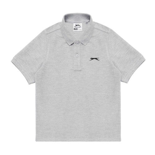 Front - Slazenger Boys Plain Polycotton Polo Shirt