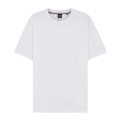 Front - Boss Mens Thompson 02 Cotton Jersey Regular T-Shirt