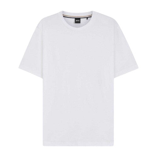 Front - Boss Mens Thompson 02 Cotton Jersey Regular T-Shirt