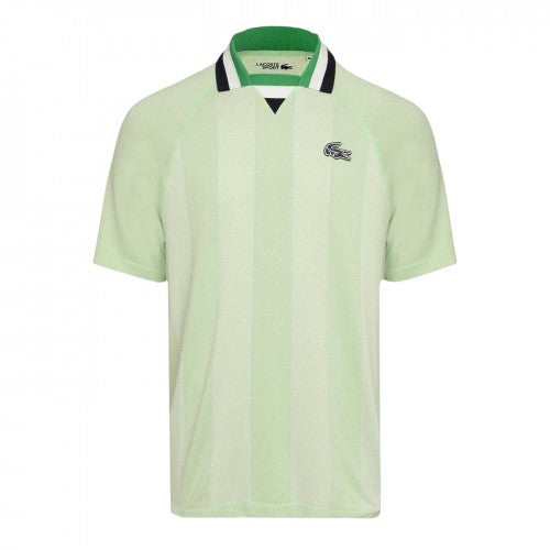 Front - Lacoste Mens Logo Collared Raglan Polo Shirt