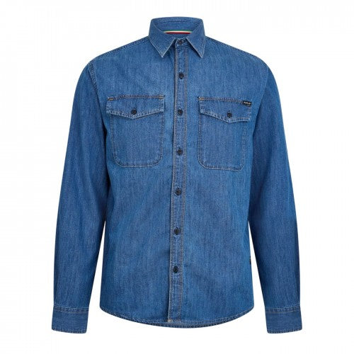Front - Replay Mens Denim Shirt