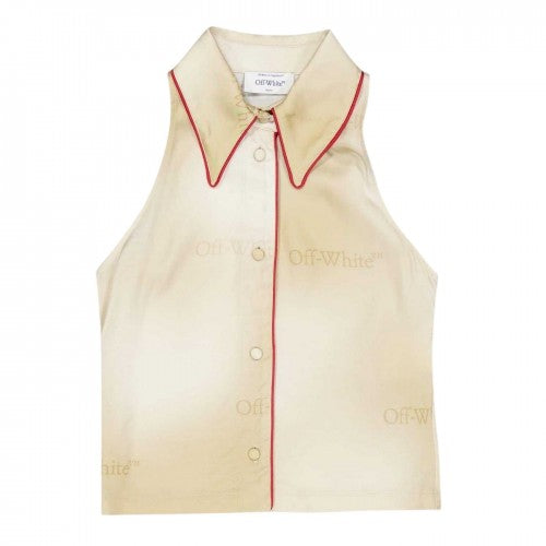 Front - Off White Unisex Adult Regular Shirt