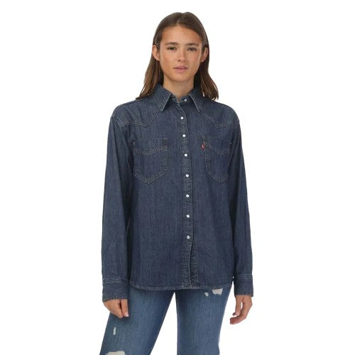 Front - Levis Womens/Ladies Donovan Western Shirt