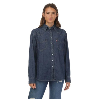 Front - Levis Womens/Ladies Donovan Western Shirt