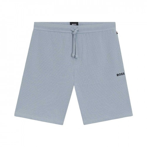 Front - Boss Mens Waffle Pyjama Shorts