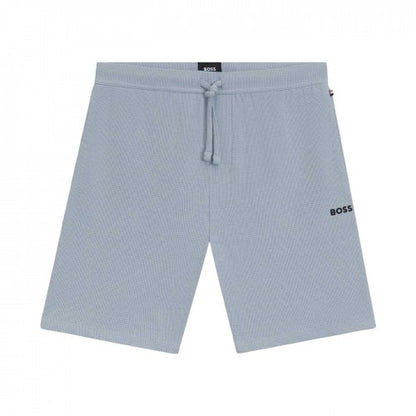 Front - Boss Mens Waffle Pyjama Shorts