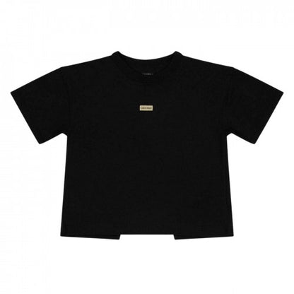 Front - Calvin Klein Childrens/Kids Badge Crew Neck T-Shirt