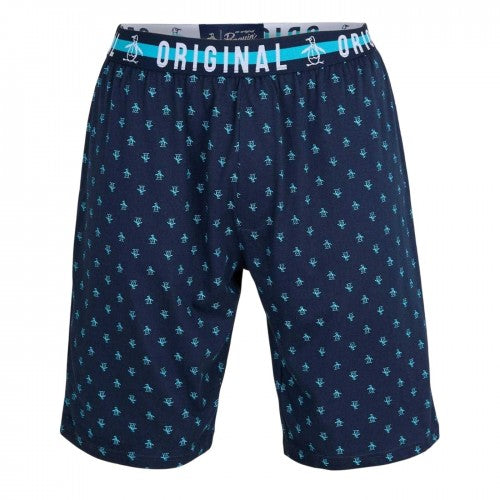 Front - Original Penguin Mens All-Over Print Pyjama Shorts