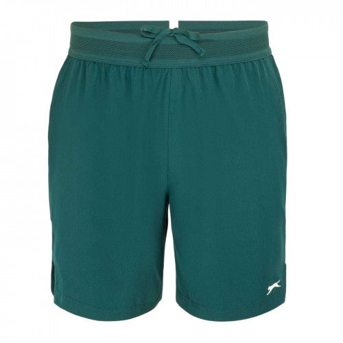 Front - Slazenger Mens Tech Contrast Tennis Shorts