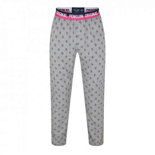 Front - Original Penguin Mens Pete All-Over Print Lounge Pants