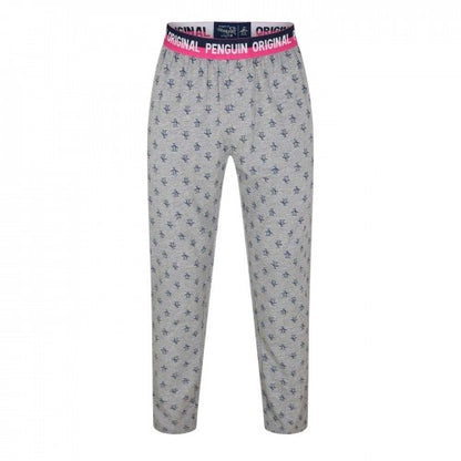 Front - Original Penguin Mens Pete All-Over Print Lounge Pants