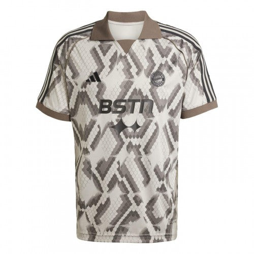 Front - Adidas Mens FC Barcelona Jersey Polo Shirt