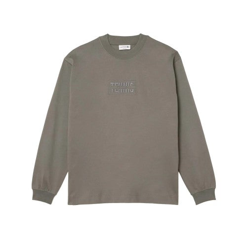 Front - Lacoste Unisex Adult Cotton Loose Fit Sweatshirt