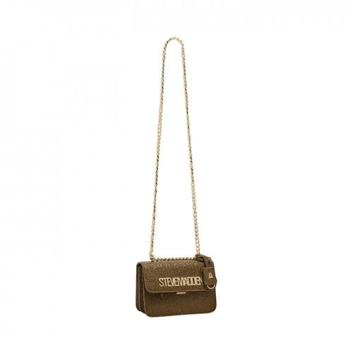 Front - Steve Madden Embossed Faux Leather Crossbody Bag