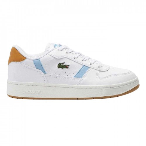 Front - Lacoste Childrens/Kids T-Clip Set Flat Trainers