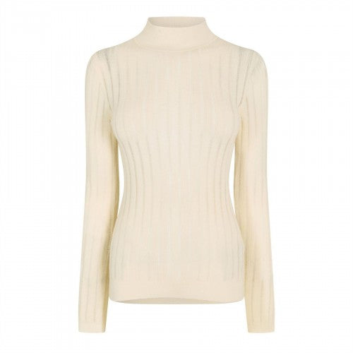 Front - Boss Womens/Ladies Mock Neck Slim Long-Sleeved Sweater Top