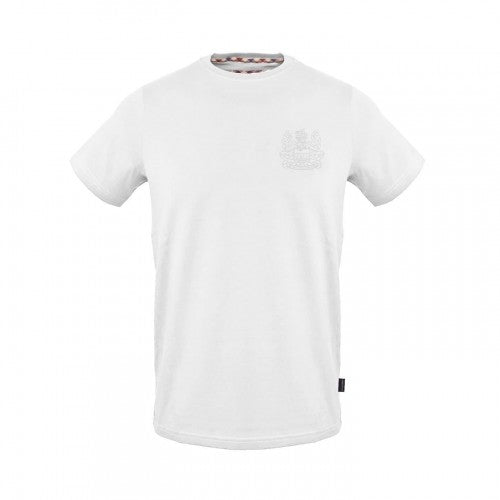 Front - Aquascutum Unisex Adult Logo Crew Neck Regular T-Shirt