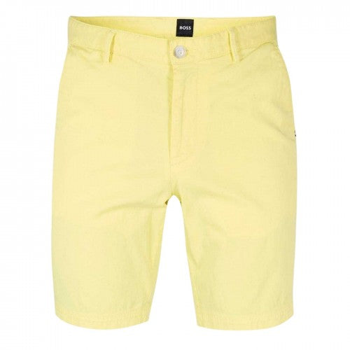 Front - Boss Mens Slice Cotton Solid Shorts