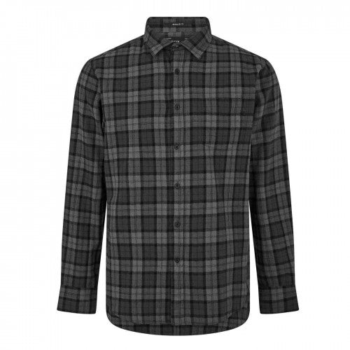 Front - Replay Mens Plaid Long-Sleeved Shirt Jacket
